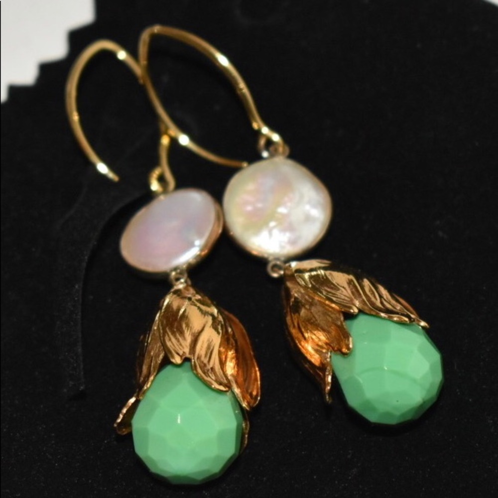 FERNANDO RODRIGUEZ Pearl Gold Jewelry Earrings